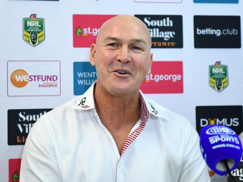 Dragons coach Paul McGregor.