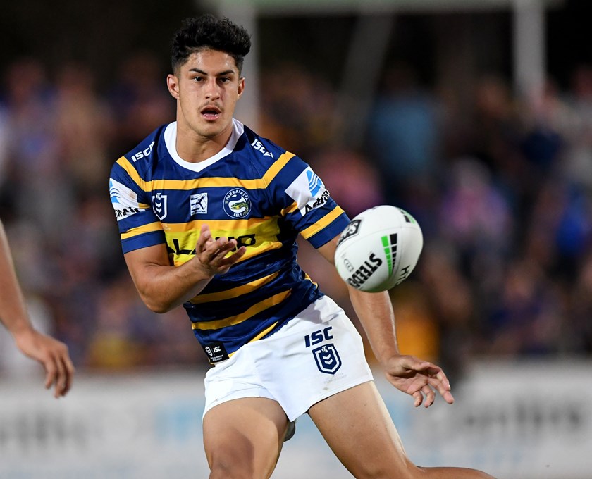 Eels five-eighth Dylan Brown.