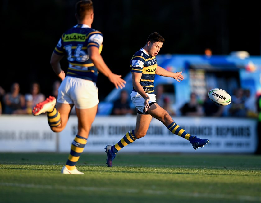 Eels halfback Mitchell Moses.