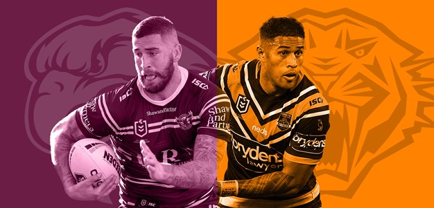 Sea Eagles v Wests Tigers: Elliot, Gosiewski called up; Talau to debut