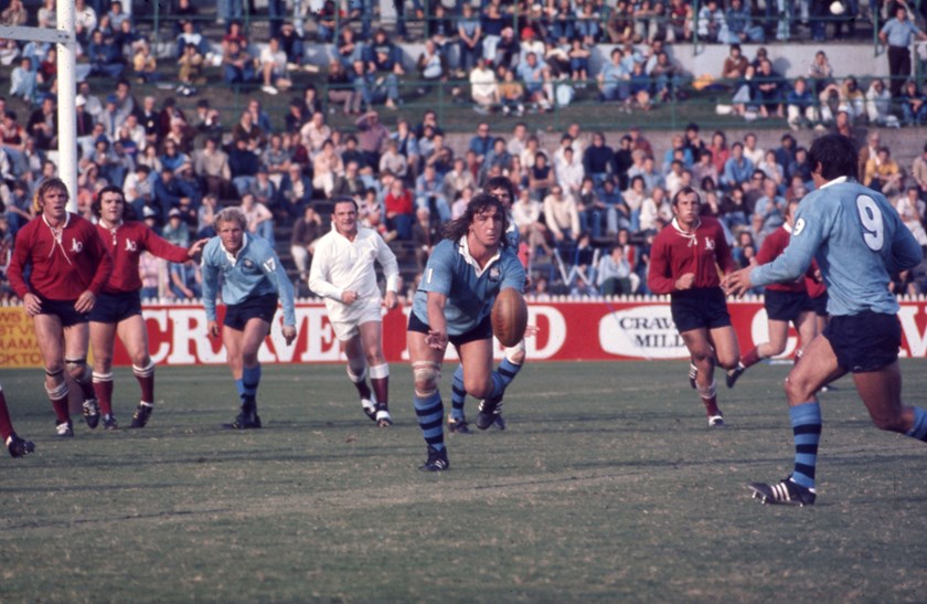 John Donnelly playing for NSW against Queensland.