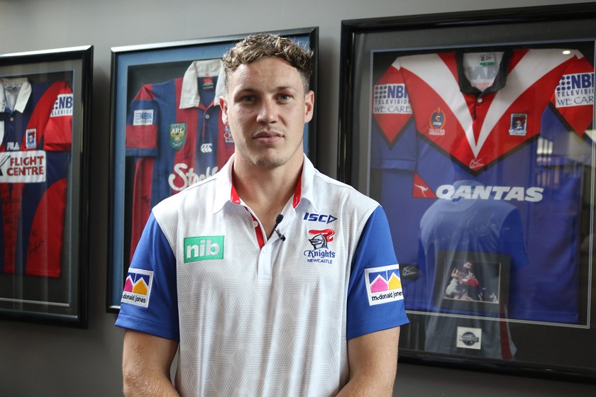 Newcastle Knights recruit Kurt Mann.