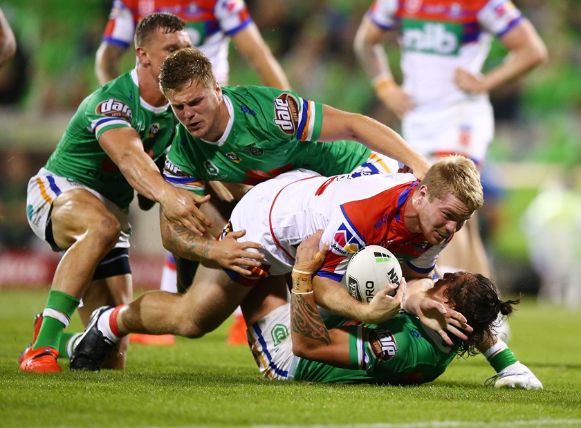 Knights prop Josh King.