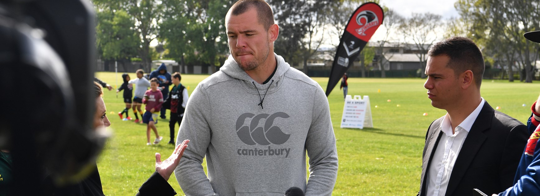 New Knights prop David Klemmer.