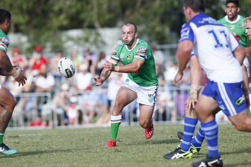 Raiders hooker Josh Hodgson.