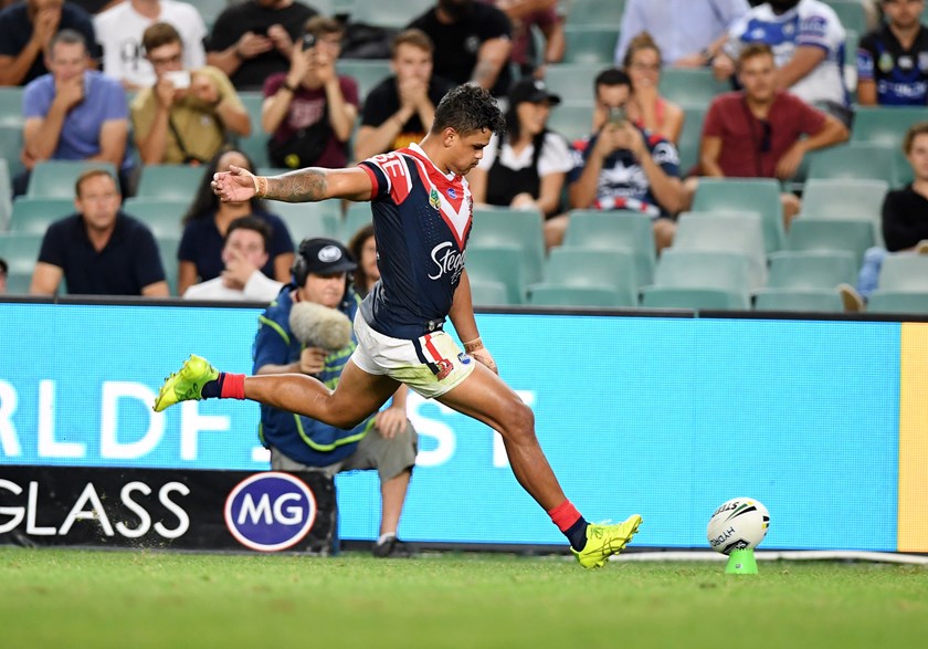 Roosters centre Latrell Mitchell.