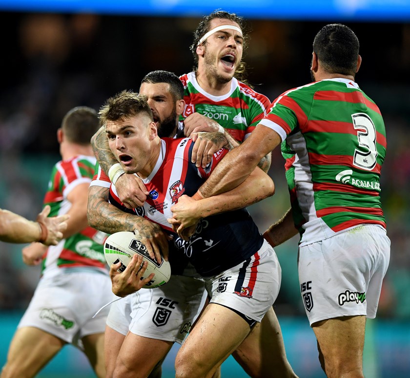 Roosters backrower Angus Crichton.