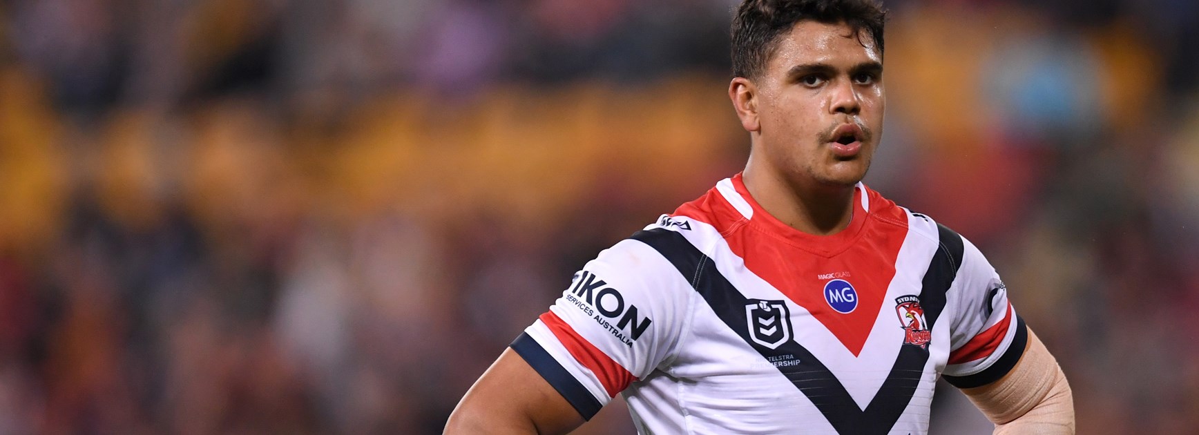 Roosters centre Latrell Mitchell.