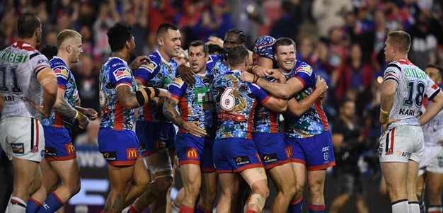 Ponga and Pearce dazzle as Knights stun Roosters