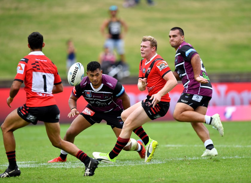 Drew Hutchison playing for North Sydney.