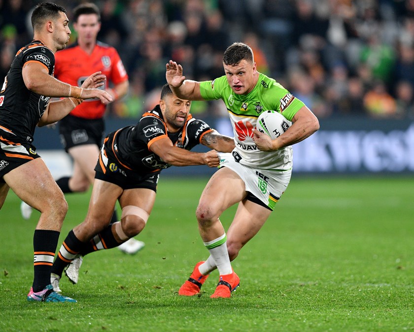 Raiders five-eighth Jack Wighton.