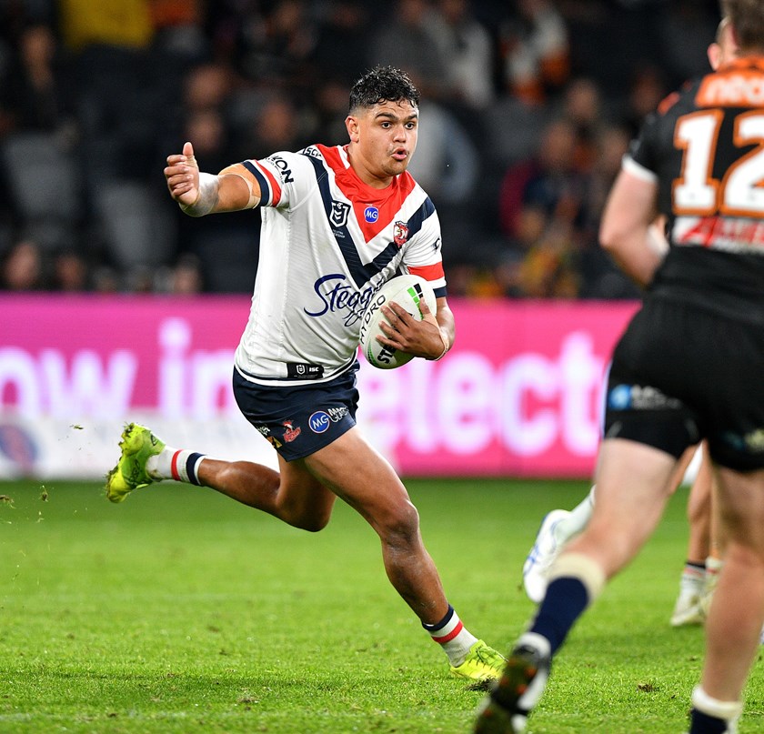 Roosters centre Latrell Mitchell.