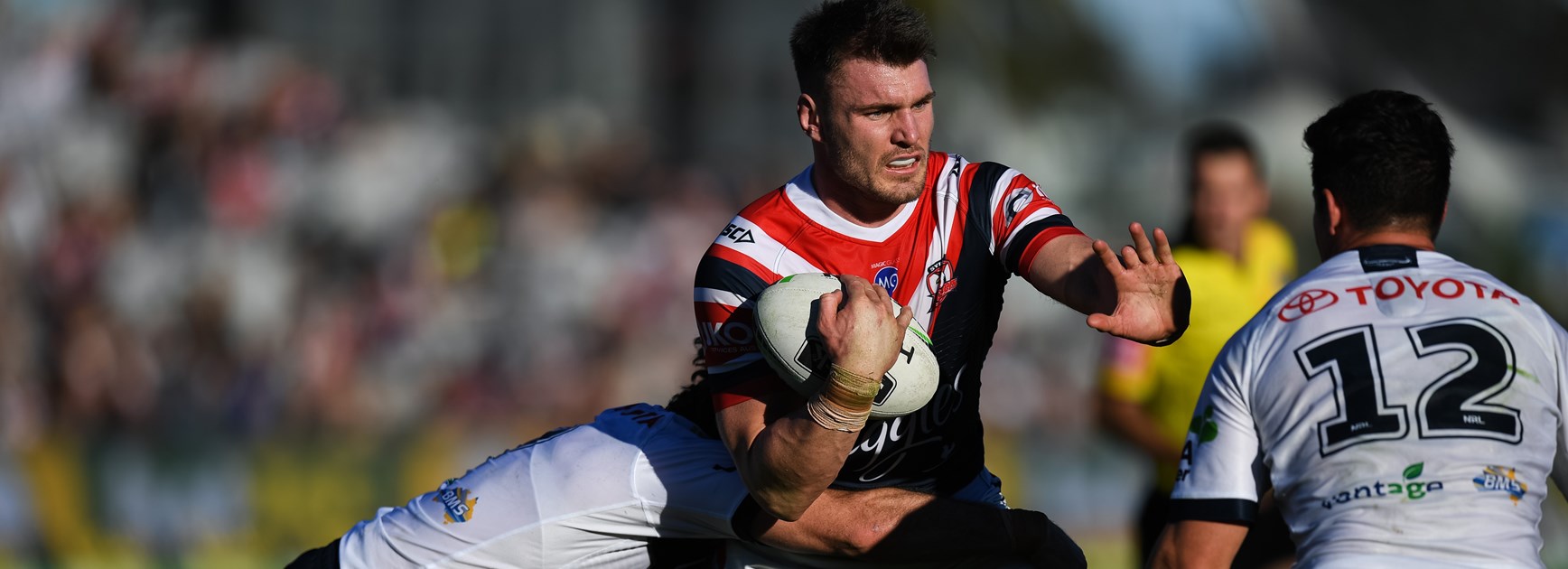 Roosters forward Angus Crichton.