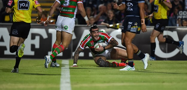 Under-strength Rabbitohs finish with a bang to beat Cowboys