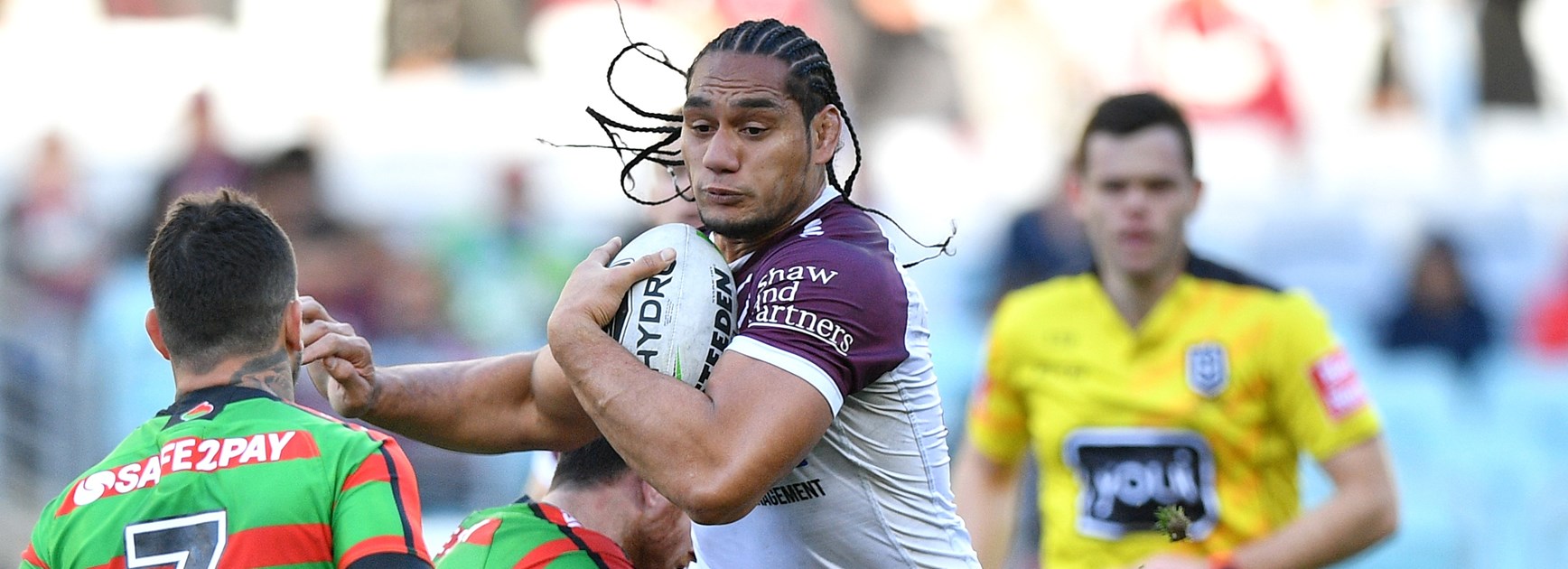 Sea Eagles prop Martin Taupau.