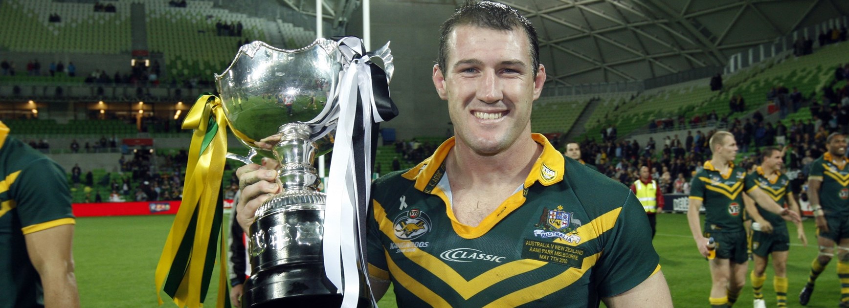 Paul Gallen after a Test match in 2010.