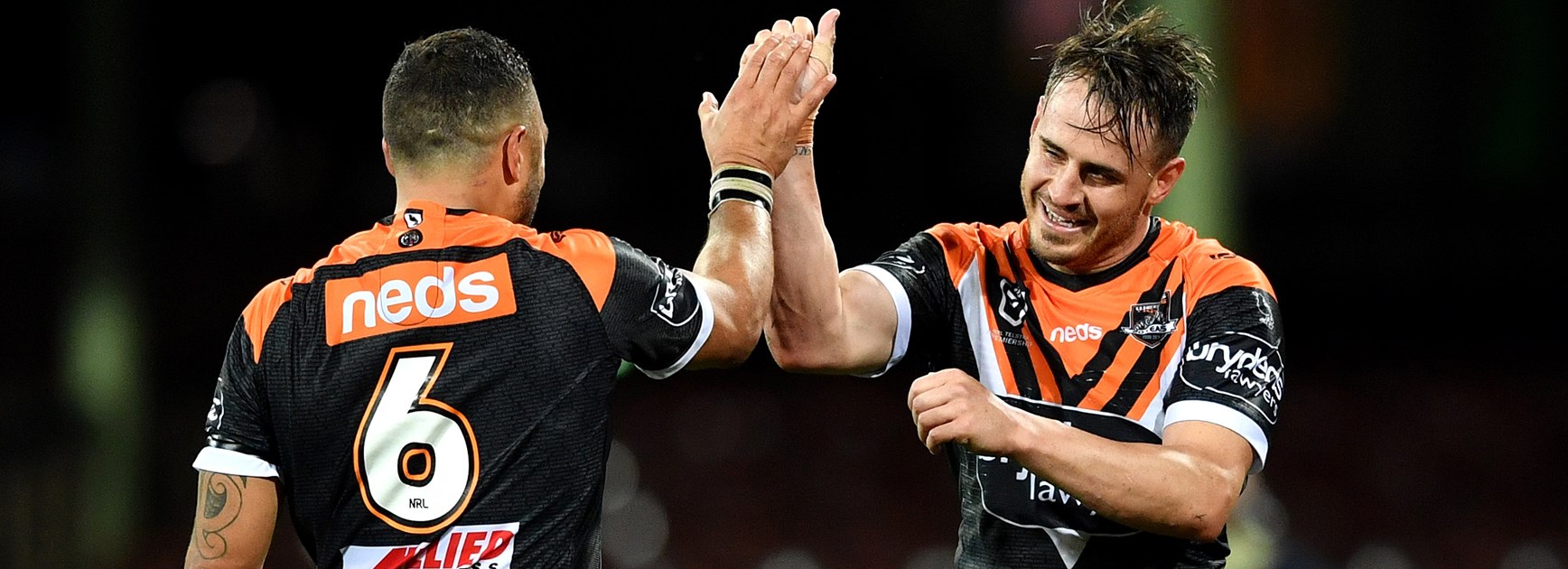 Wests Tigers veterans Benji Marshall and Josh Reynolds.