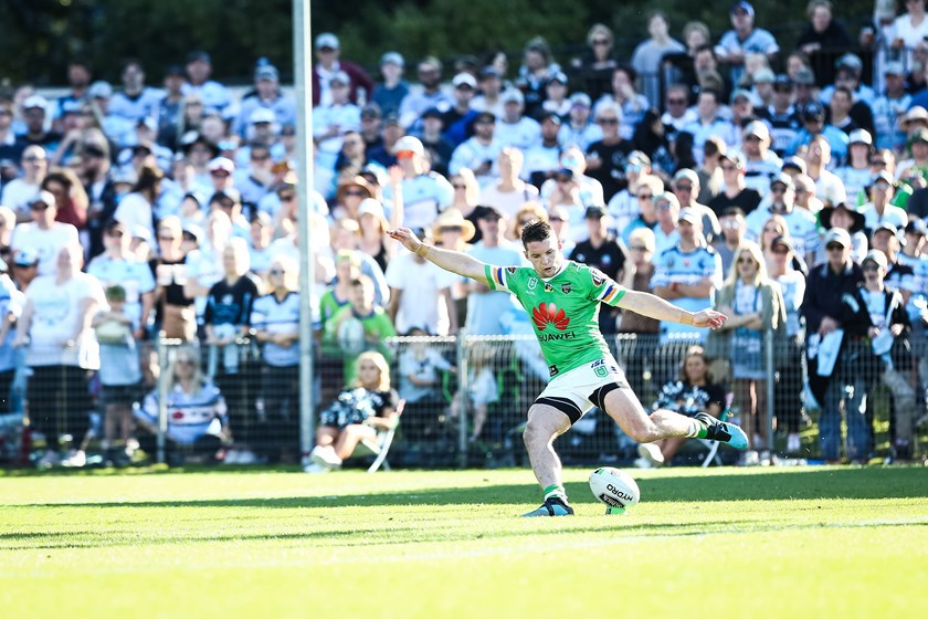 Jarrod Croker was perfect from the tee against Cronulla.