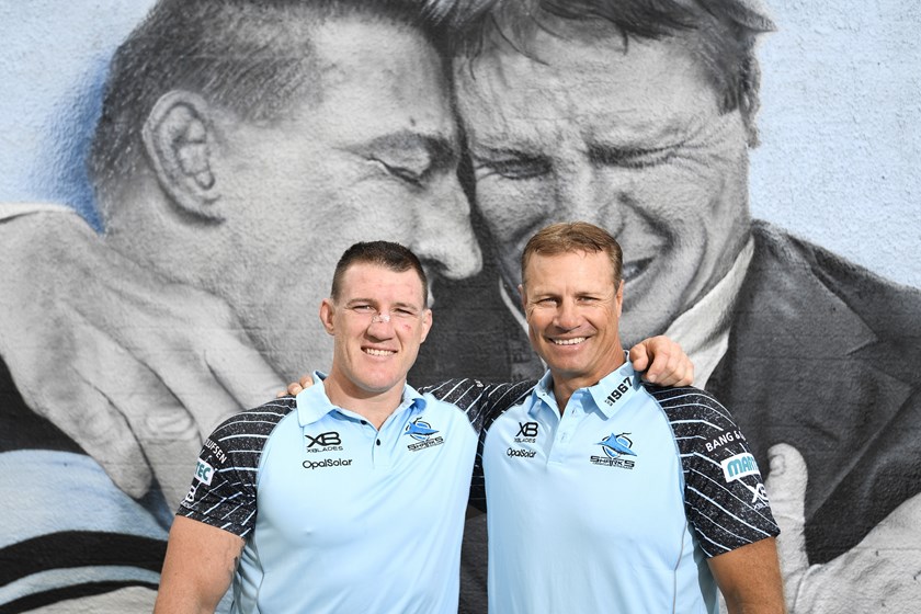 Paul Gallen with Andrew Ettingshausen.