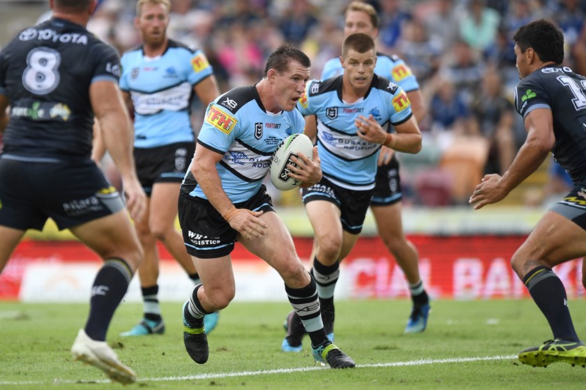 Sharks lock Paul Gallen.