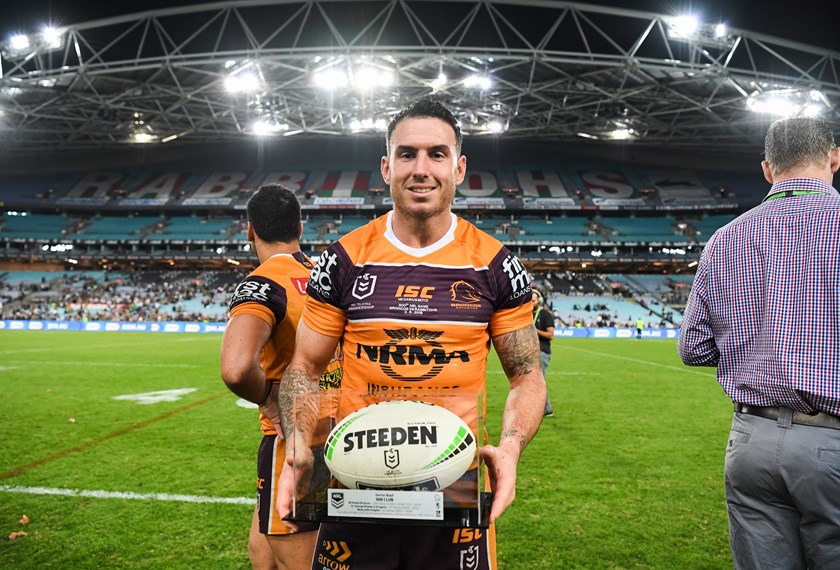 Broncos captain Darius Boyd joins the 300 Club.