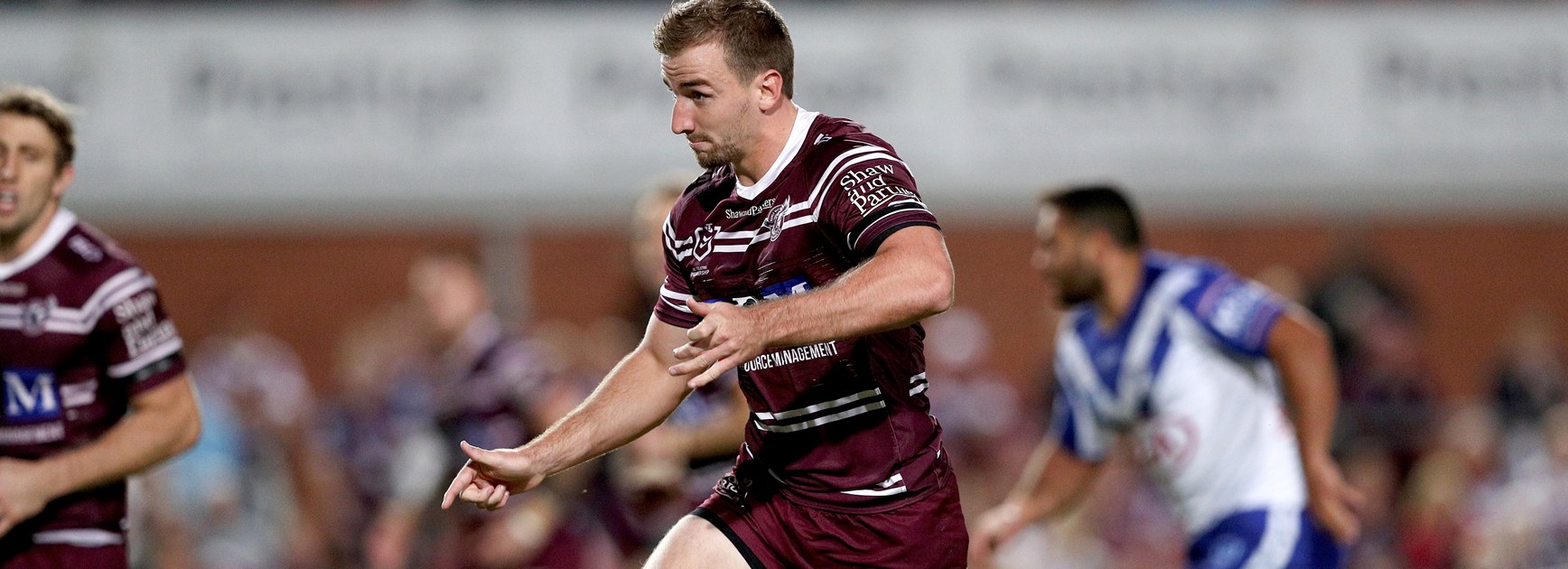 Sea Eagles five-eighth Lachlan Croker.