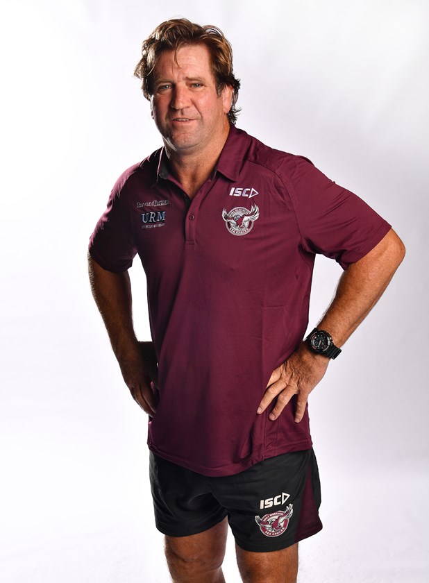 Manly coach Des Hasler.