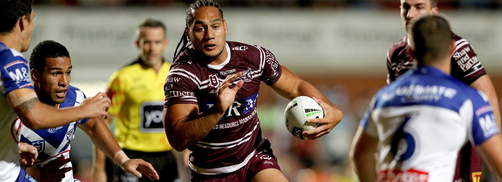 Manly prop Martin Taupau