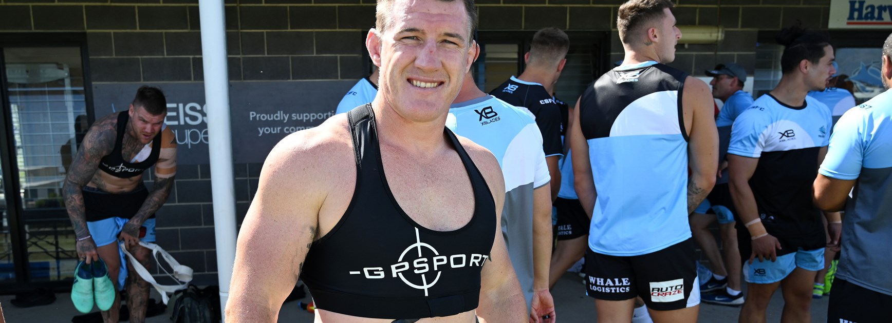 Sharks captain Paul Gallen.