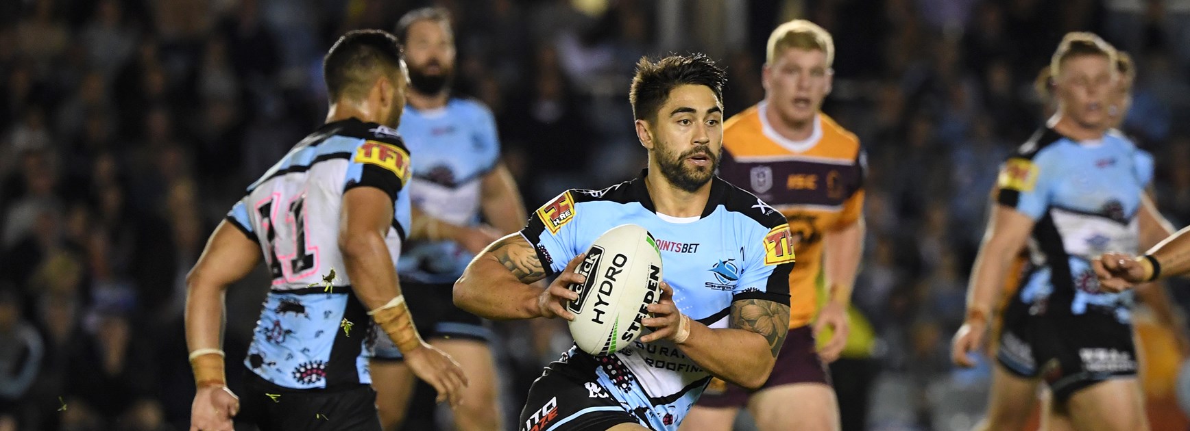 Cronulla Sharks playmaker Shaun Johnson.