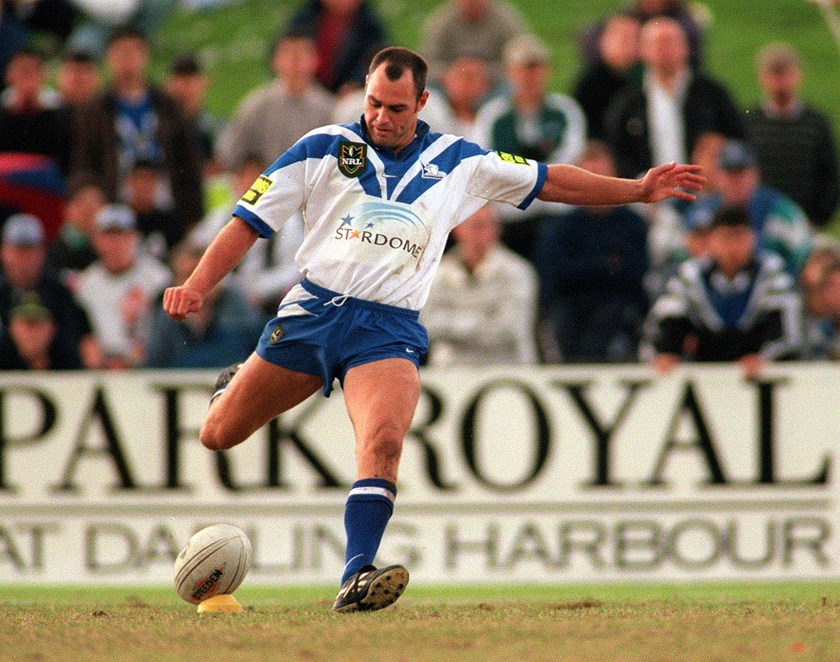 Daryl Halligan in action for Canterbury in 1998.