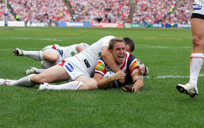 Mitch Aubusson scored a try in the first half of the 2010 decider but it all went wrong after the break.