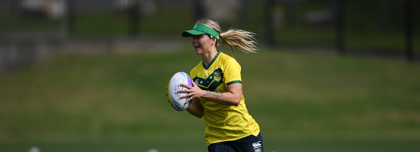 Botille Vette-Welsh at Australian Women's Nines training.