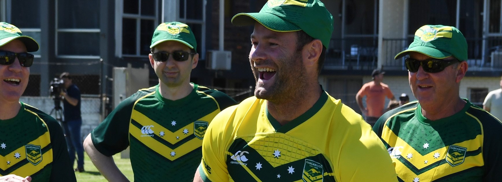 Kangaroos captain Grant Trouville.