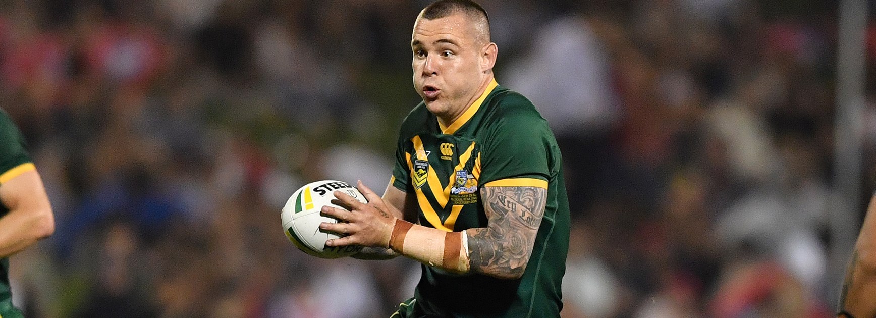 Kangaroos prop David Klemmer.