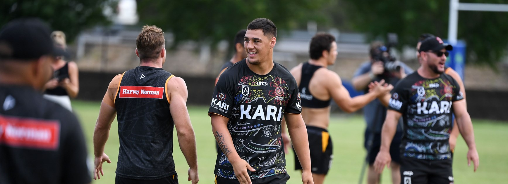 Indigenous All Stars prop Jamayne Taunoa-Brown is a Victorian junior