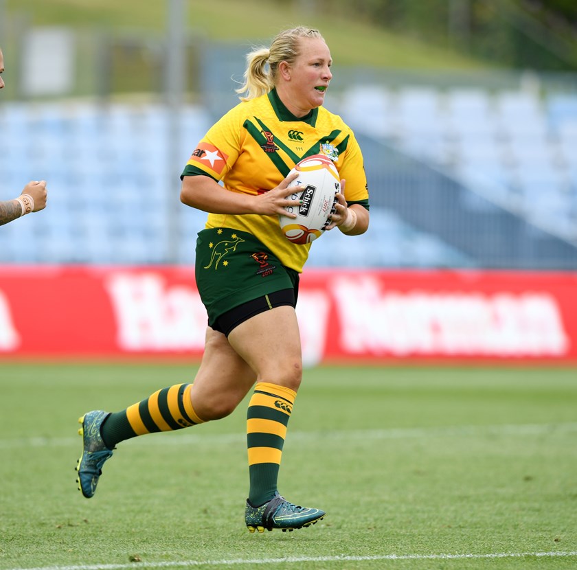 Jillaroos forward Bec Young.