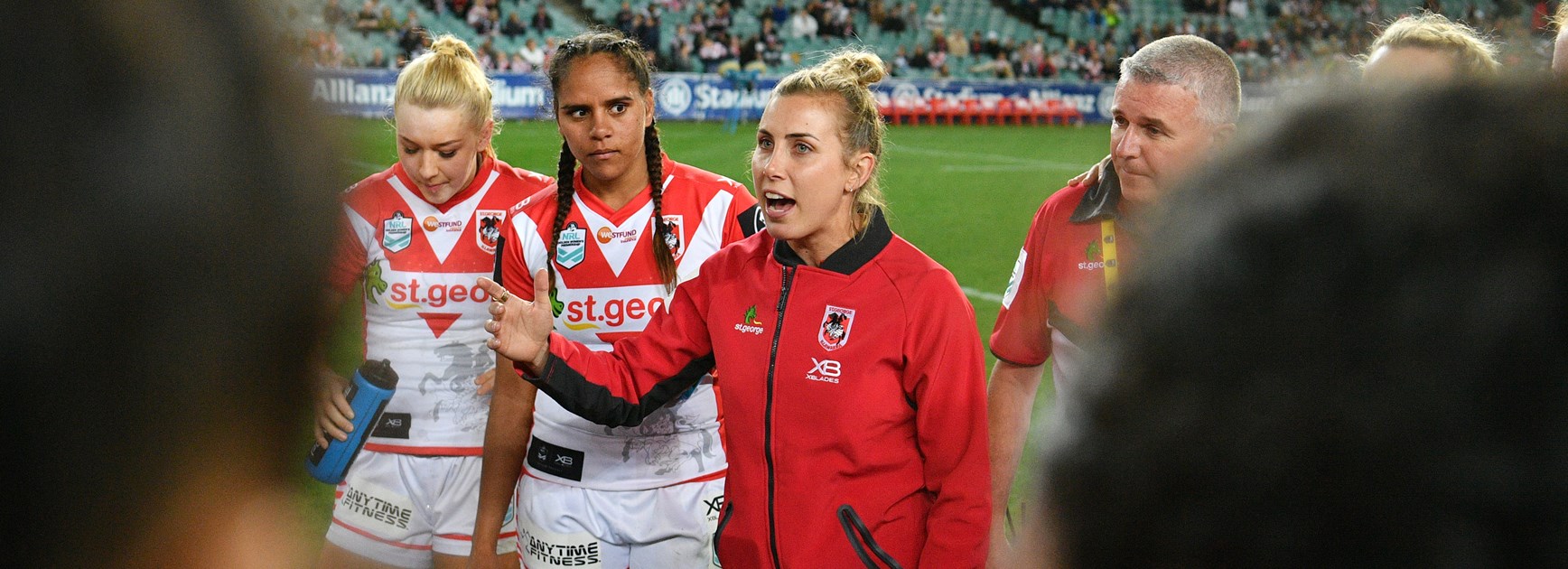 Sam Bremner was sidelined by a toe injury during the inaugural NRLW season but still inspired her Dragons teammates.