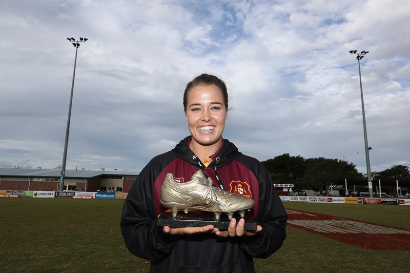 Golden Boot winner Isabelle Kelly