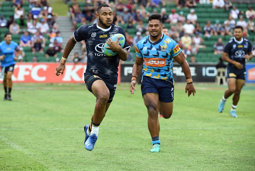 Cowboys winger Hamiso Tabuai-Fidow.