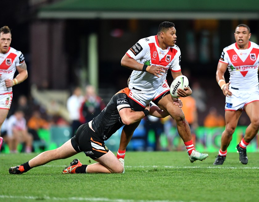 Former Dragons backrower Luciano Leilua has joined the Tigers.