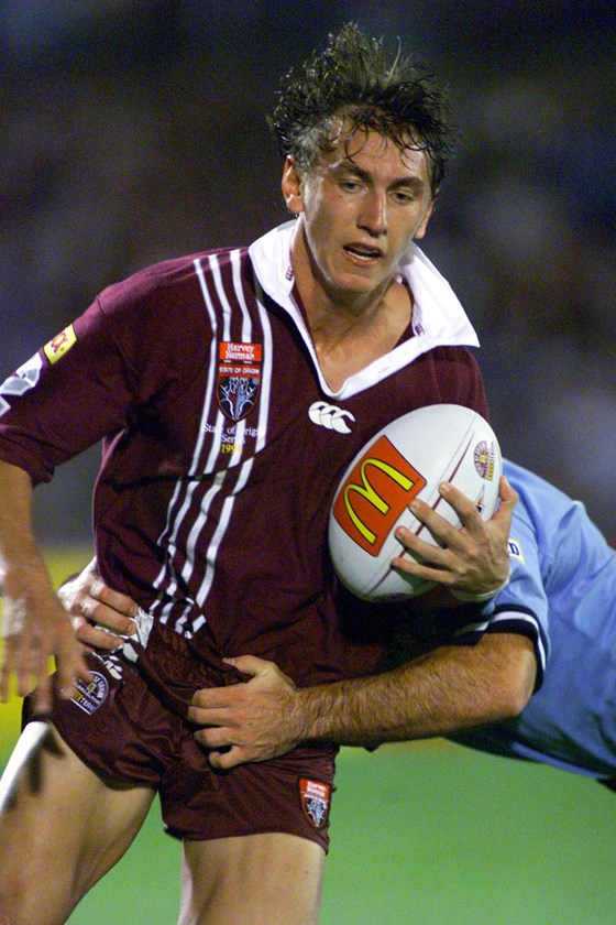 Origin rookie Mat Rogers in 1998.