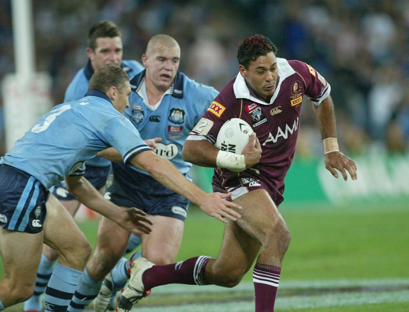 Justin Hodges had a tough initiation to Origin.