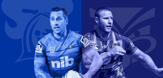 Knights v Warriors: New Knights centre pairing; Kodi benched