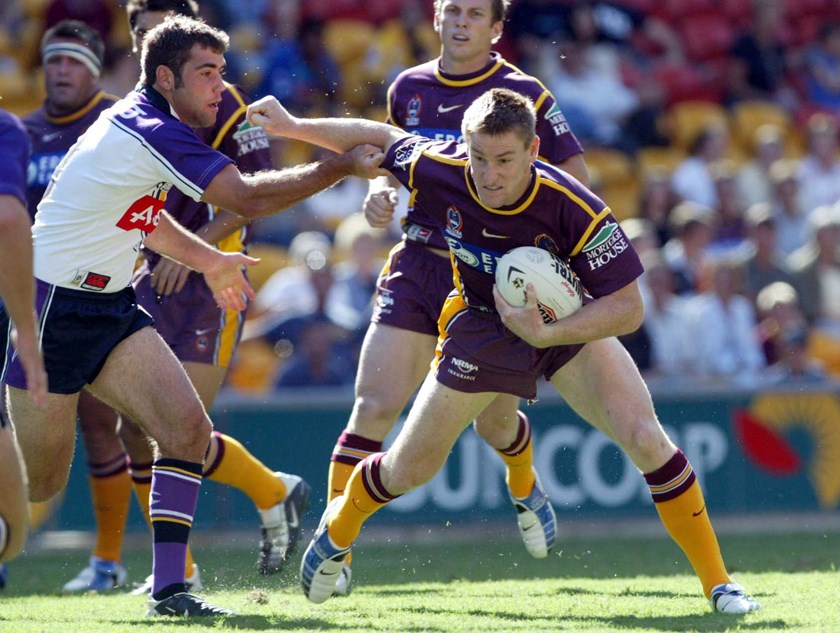 Brent Tate during his playing days for the Broncos.