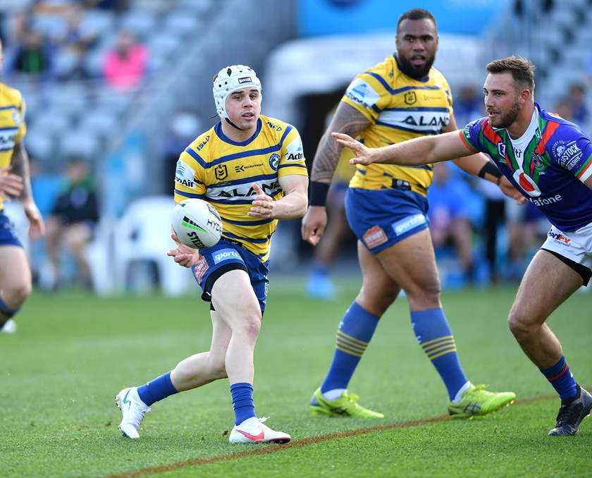 Parramatta hooker Reed Mahoney.