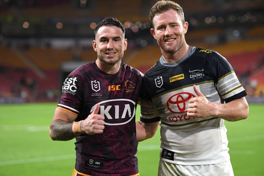 Retired pair Darius Boyd and Gavin Cooper.