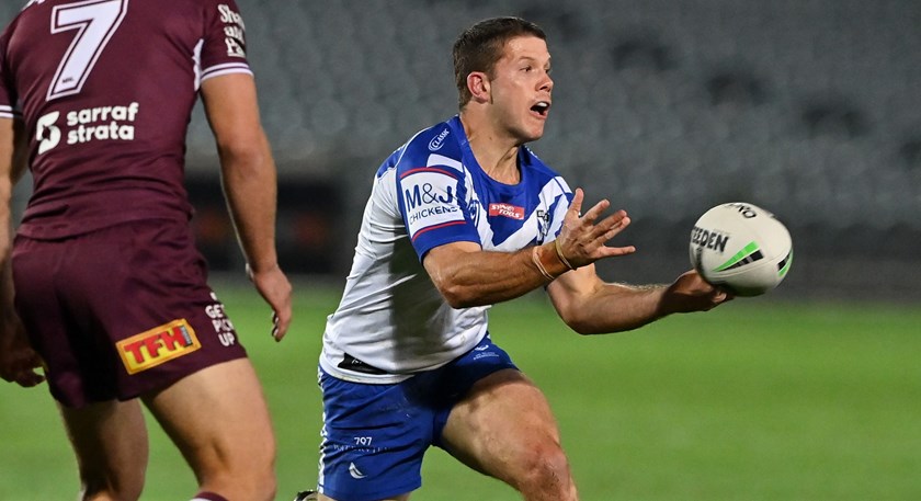 Bulldogs halfback Jack Cogger.