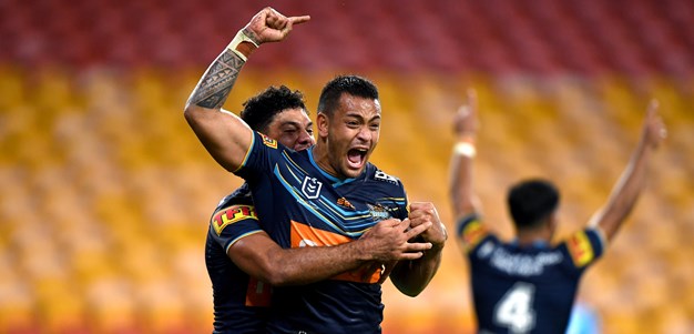 Sami steals win with sizzling try as Titans break drought