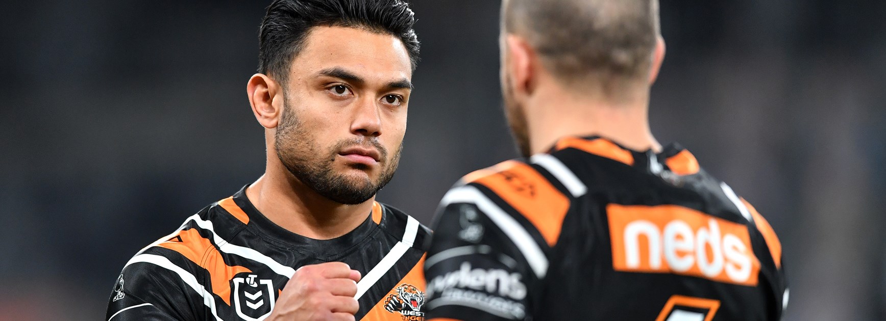 Wests Tigers winger David Nofoaluma.